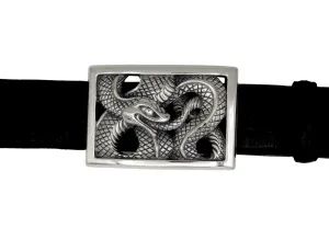 #1397 Ouroboros Rectanglar Frame Buckle