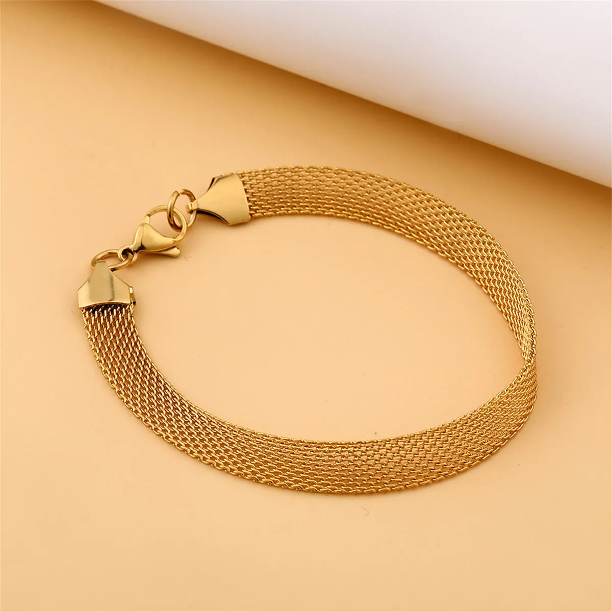 18K Gold-Plated Watch Belt Bracelet