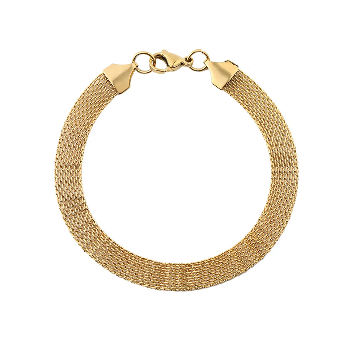 18K Gold-Plated Watch Belt Bracelet