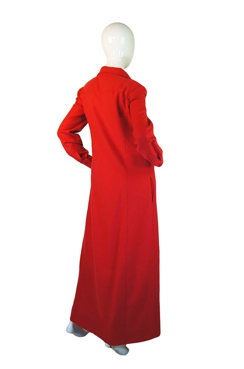 1970s Cashmere Halston Maxi or Coat