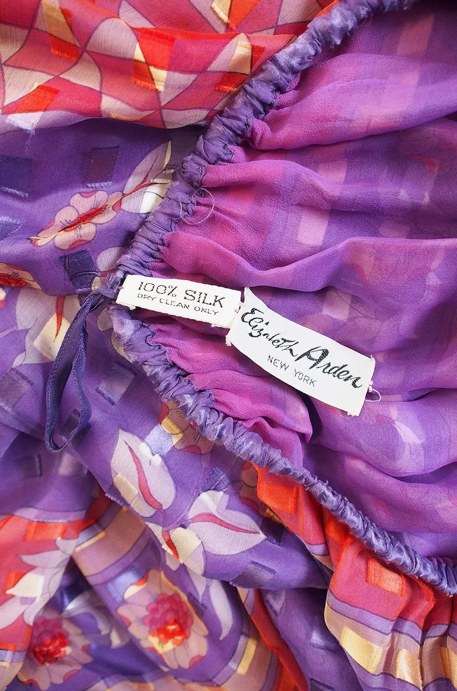 1970s Elizabeth Arden Silk Scarf Set