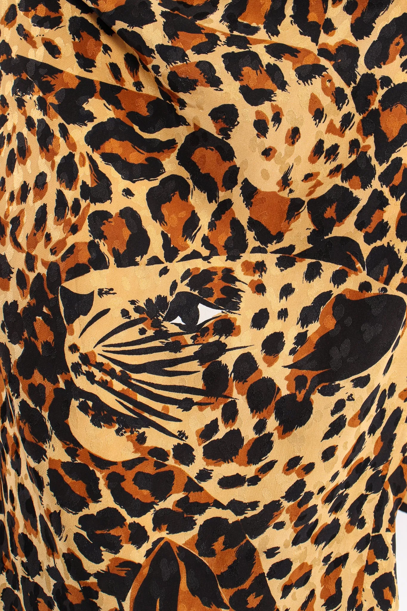 1986 A/W Leopard Scarf Dress II