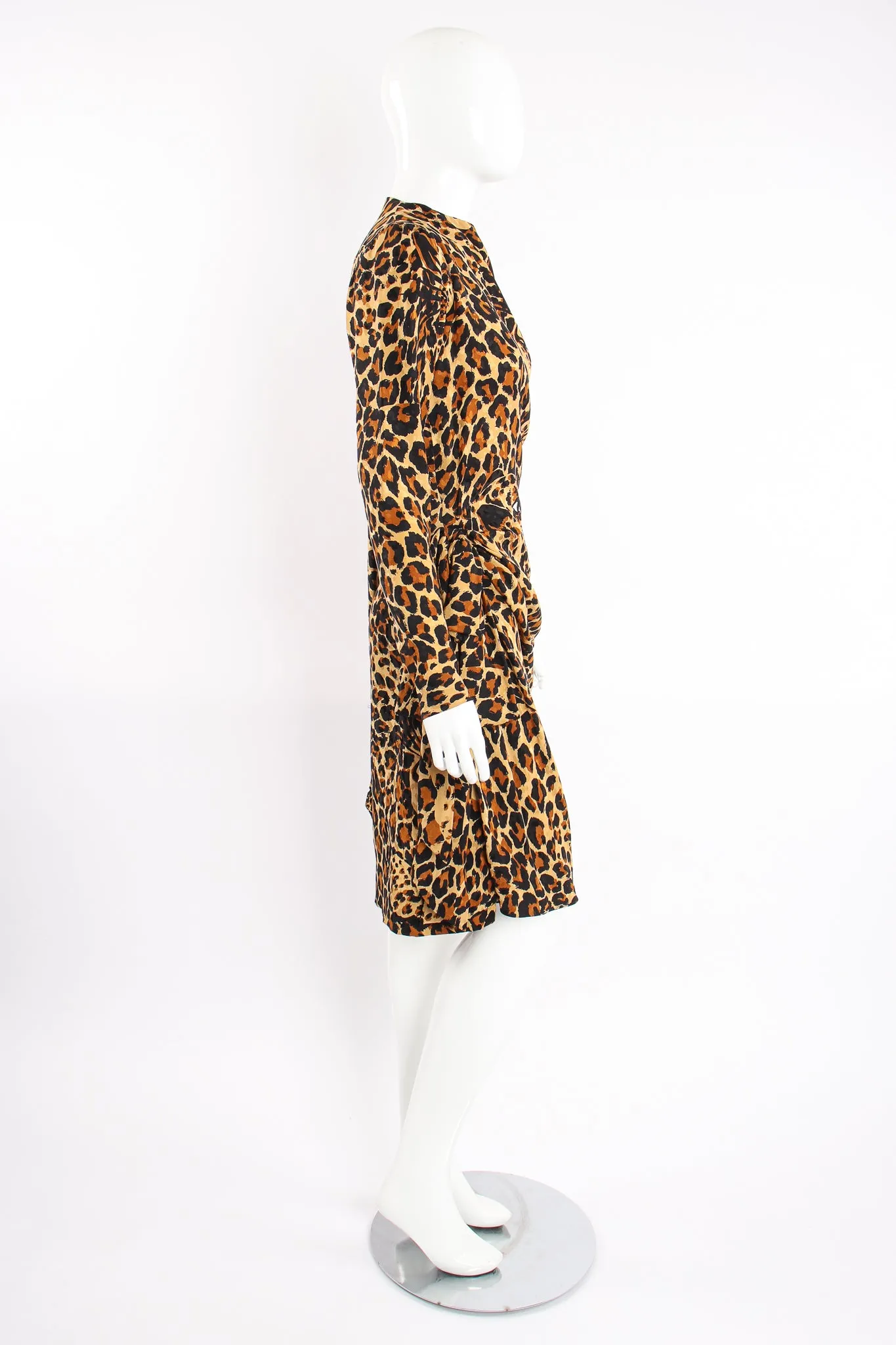 1986 A/W Leopard Scarf Dress II
