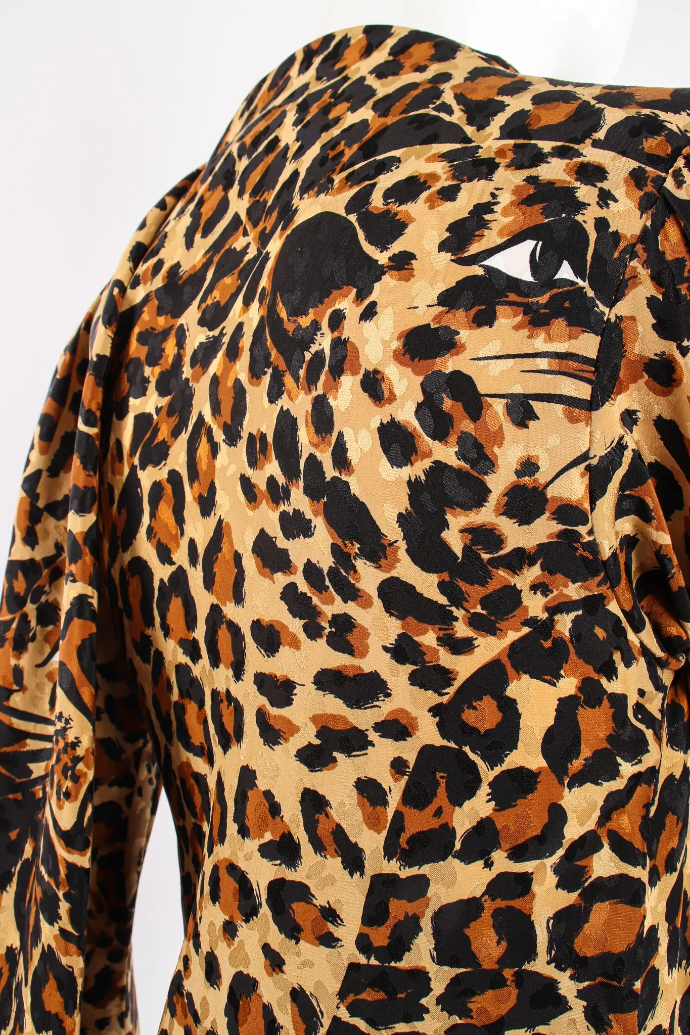 1986 A/W Leopard Scarf Dress II