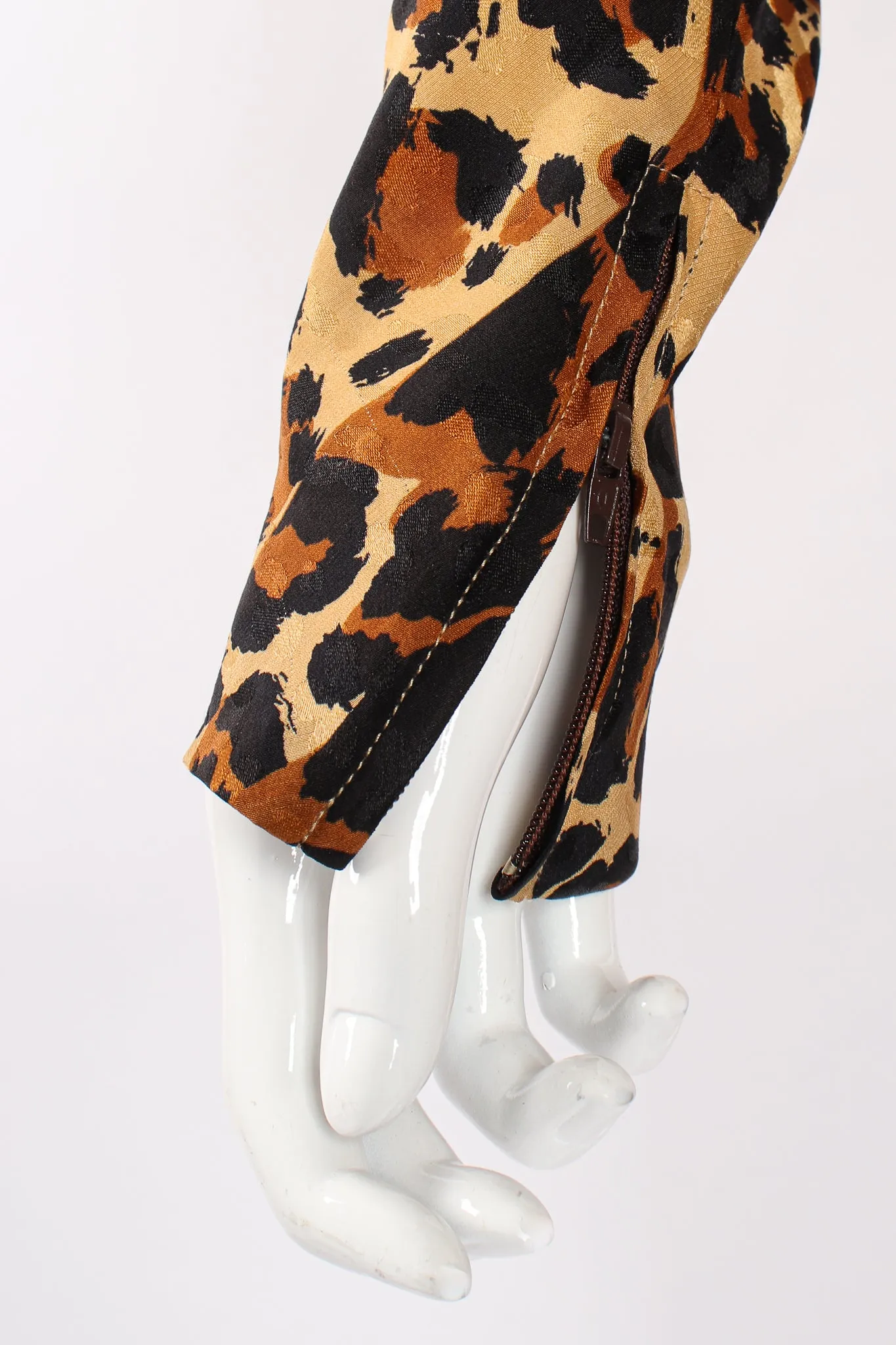 1986 A/W Leopard Scarf Dress II