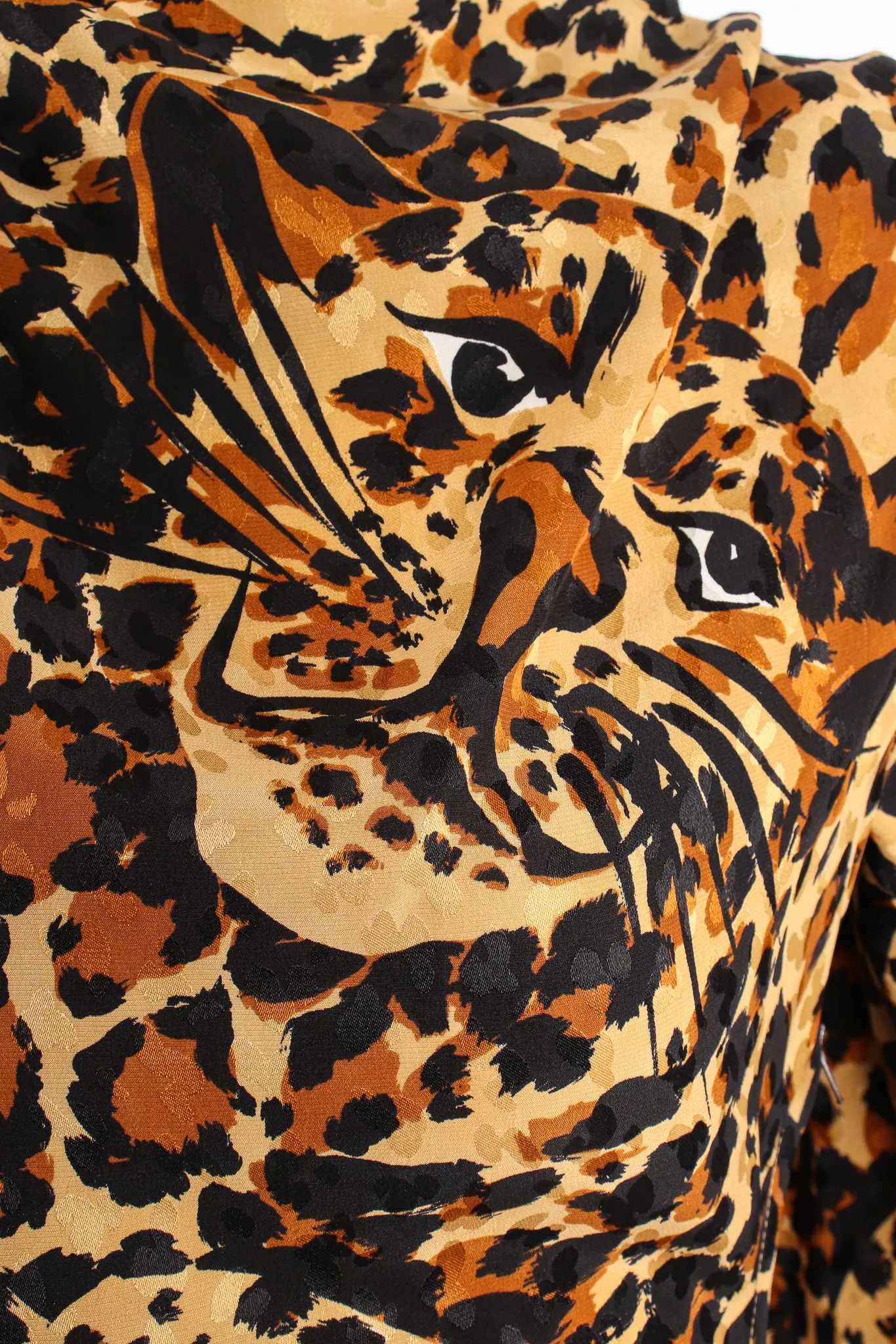 1986 A/W Leopard Scarf Dress II