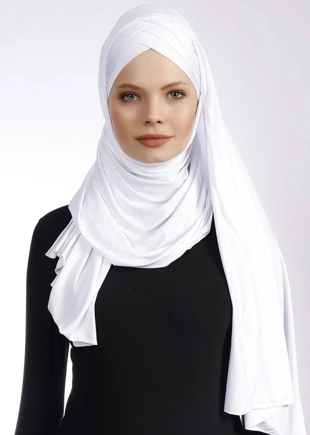 2 in 1 Jersey Hijab