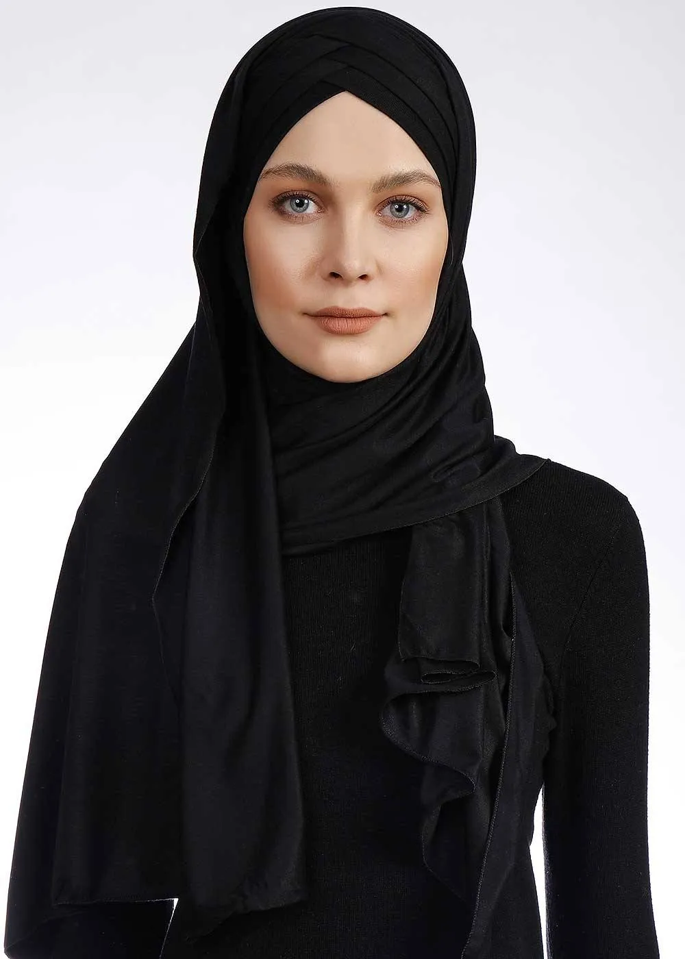 2 in 1 Jersey Hijab