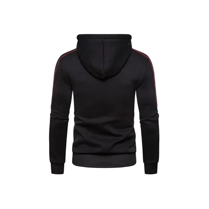 2024 Men Sets Wear Men's Fashion Autumn Winter Double Zipper Jacket/ Hoodie Pant Warm Tracksuit Sportwear Jogging Suits M-3XL