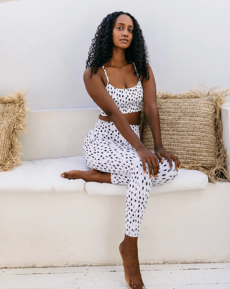 7/8 Leggings - Pebble