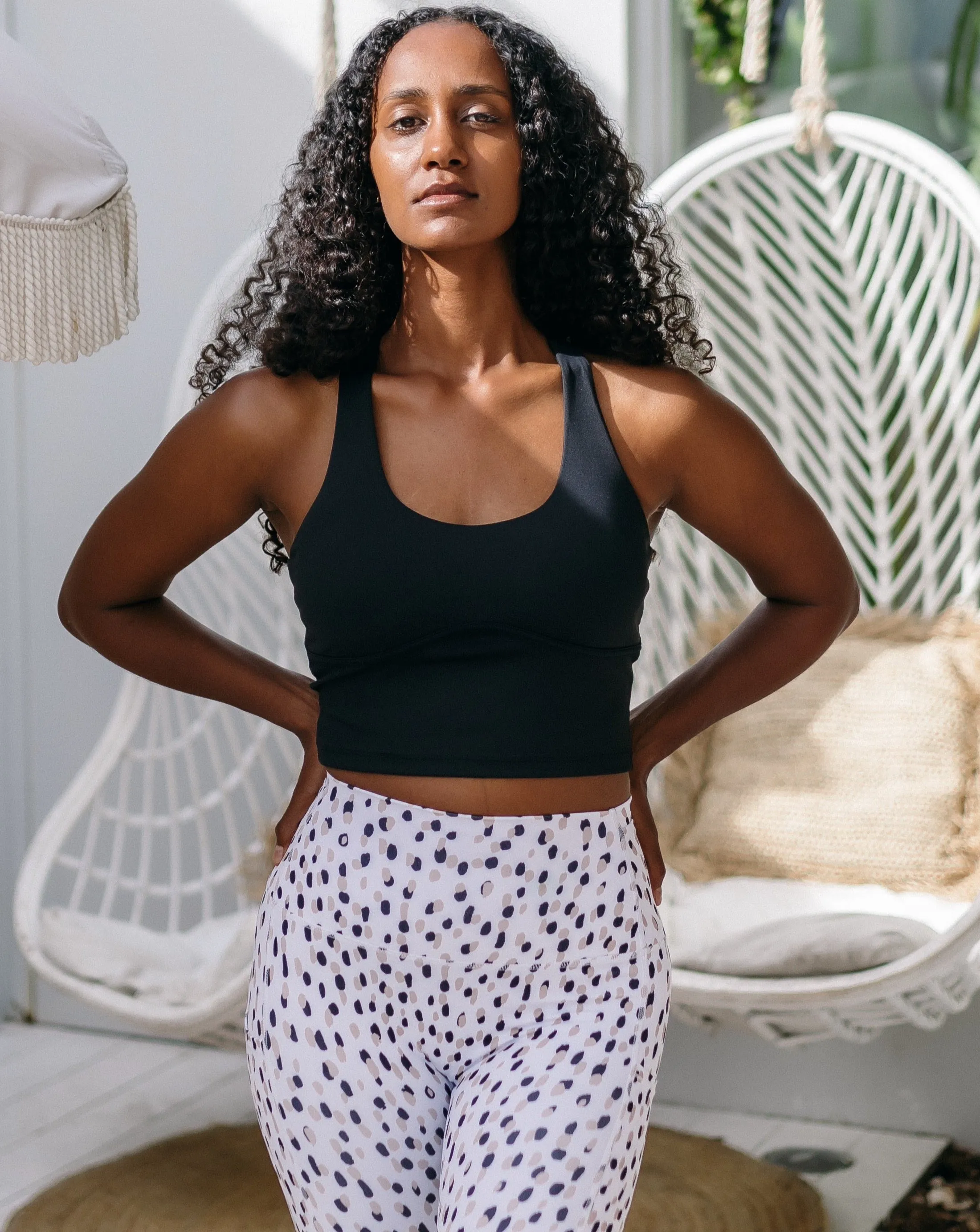 7/8 Leggings - Pebble