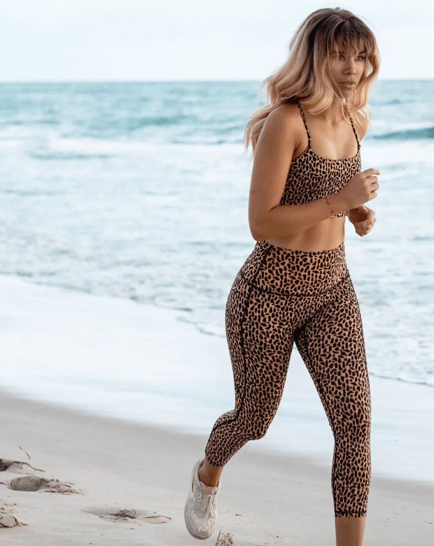 7/8 Leggings - Stone