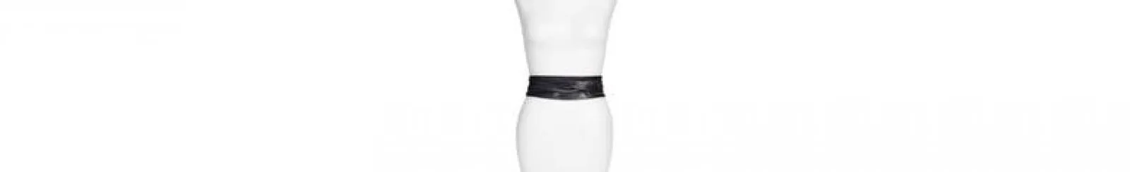 Ada Womens Handmade Leather Wrap Belt Black One Size