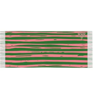 AKA Two-Tone Stripe Fringe Shawl Scarf