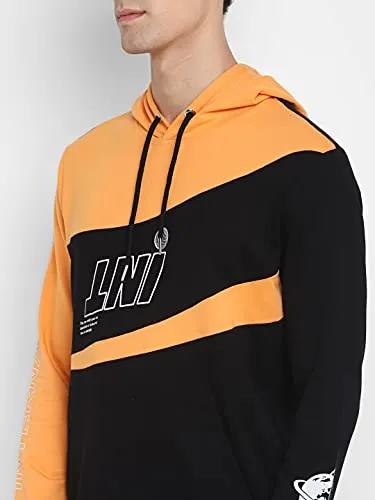 Alan Jones Clothing Men's Cotton Athletic Gym Running Sports Track Suit (TSUIT21-P03_Black_XL)