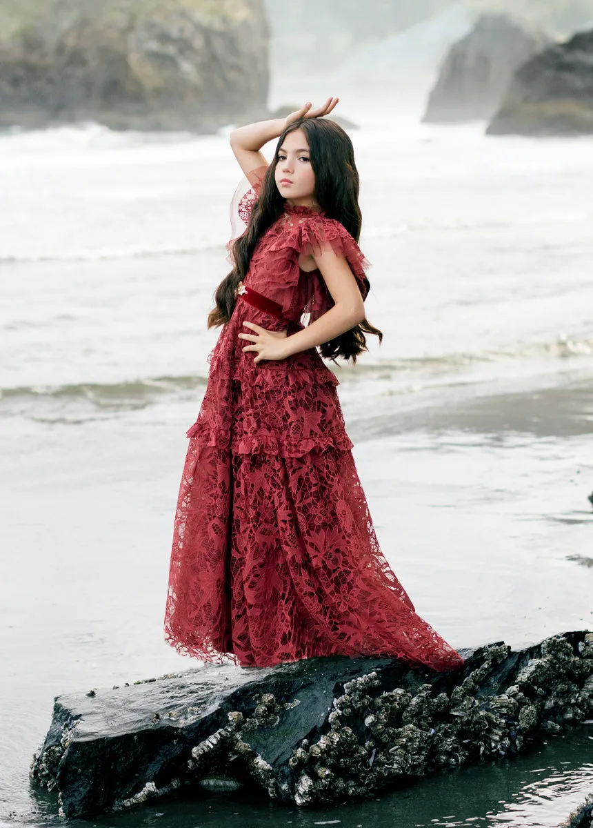 Alethea Impact Dress in Marsala