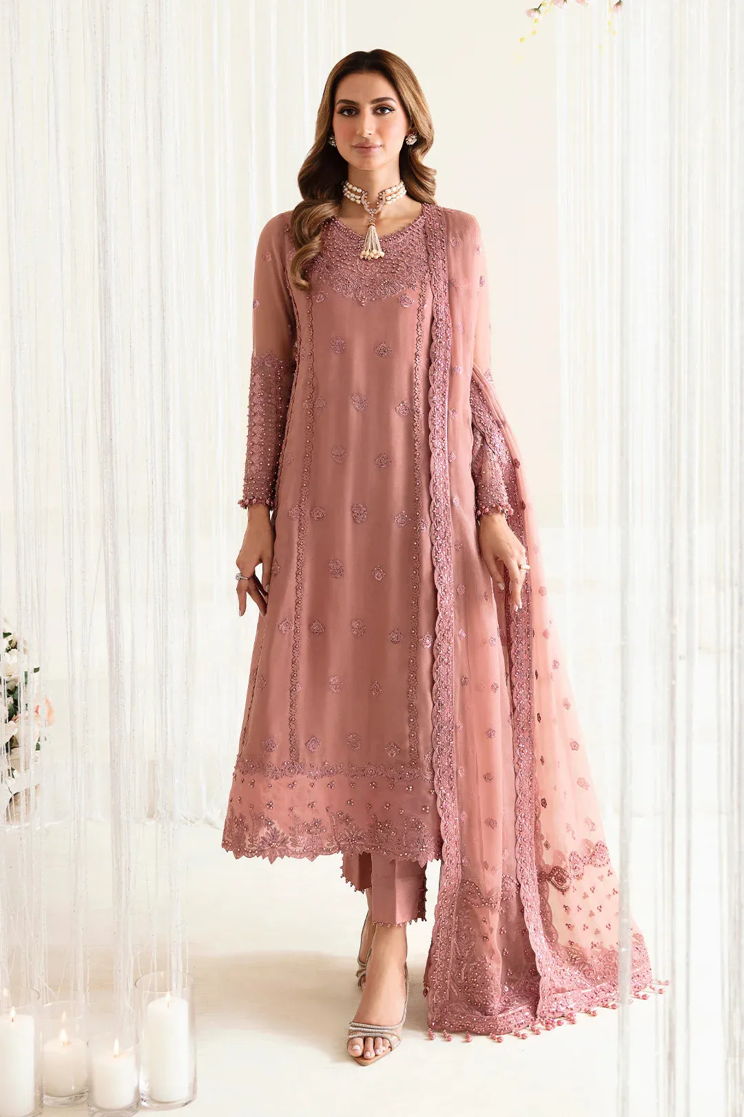 Alizeh Inlay Reena Handicrafted Wedding Collection'24 - Crimson