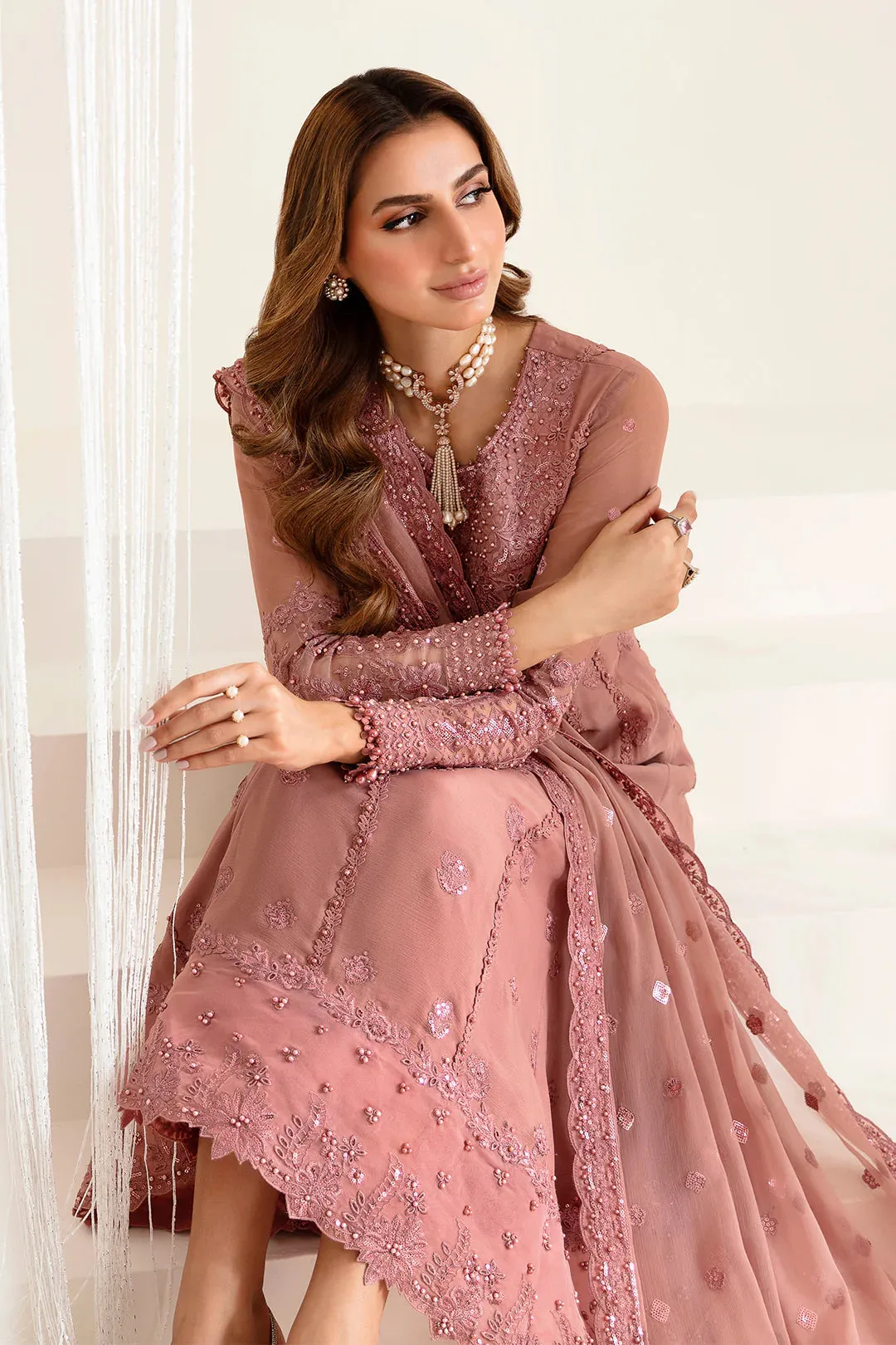 Alizeh Inlay Reena Handicrafted Wedding Collection'24 - Crimson