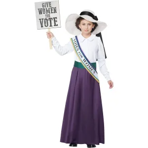American Suffragette Child Costume