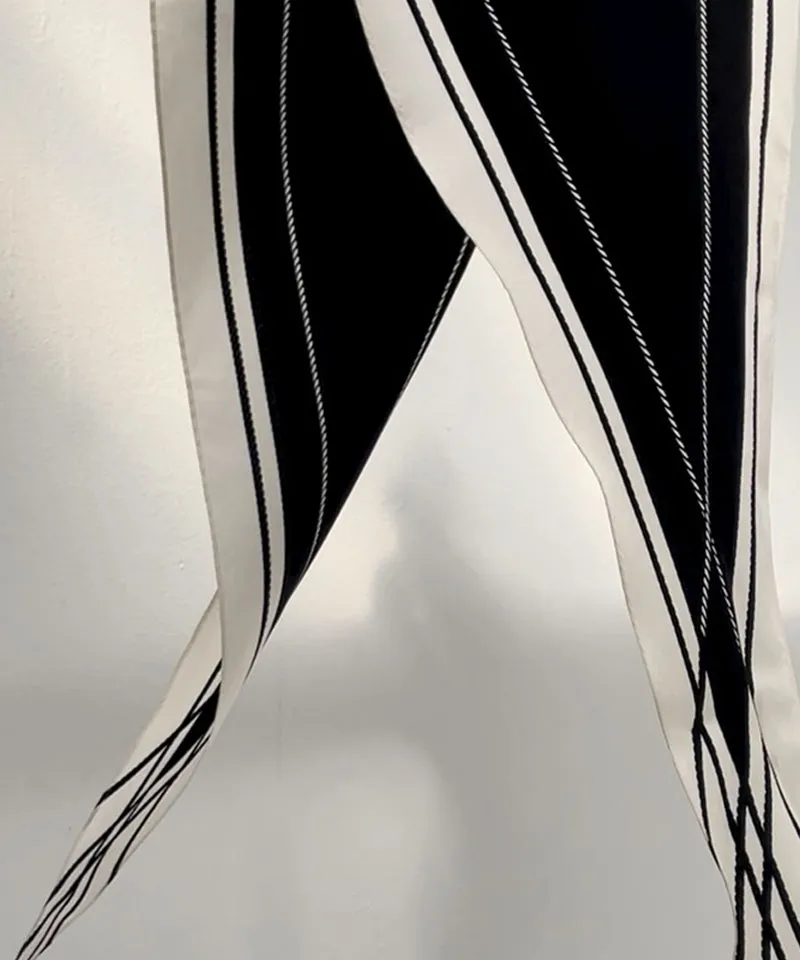 Anell Golf Mu Silk Scarf - Black