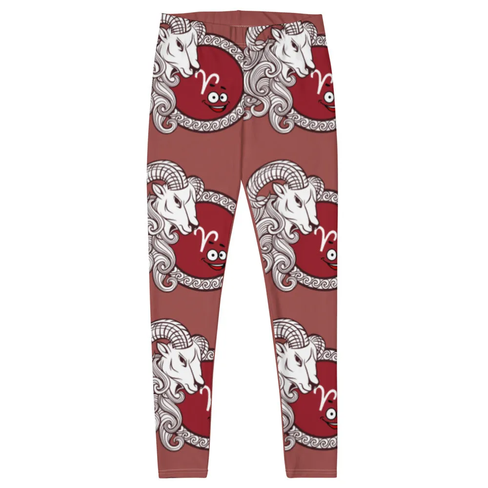 Aries Zodiac Leggings