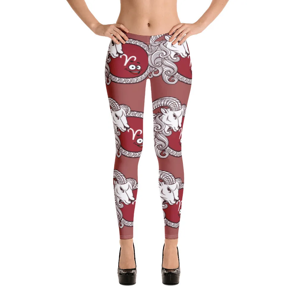 Aries Zodiac Leggings