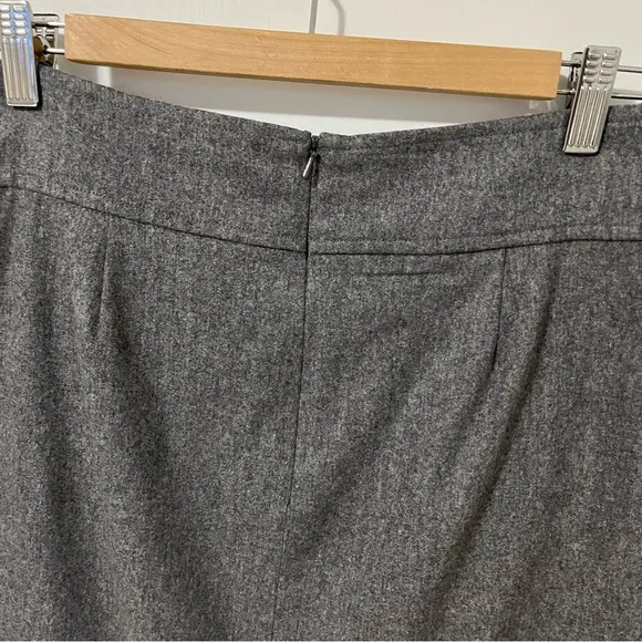 Aritzia Babaton 1-01 Reae Wool Cashmere Cargo Midi Skirt Grey size 6