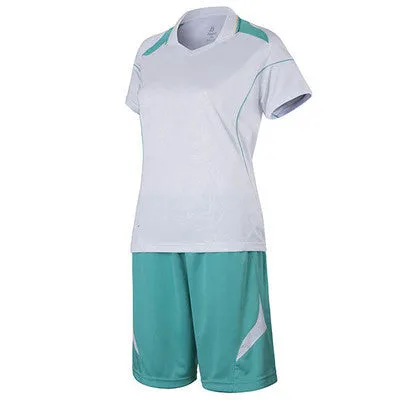 Arrival Polyester Women Sports Volleyball Jersey Uniforms Soccer Running Training Suit Leisure Jogging Printing Green L