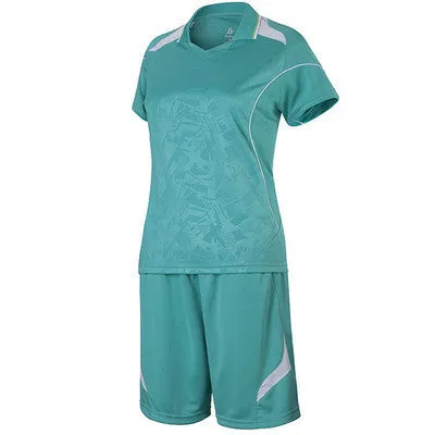 Arrival Polyester Women Sports Volleyball Jersey Uniforms Soccer Running Training Suit Leisure Jogging Printing Green L