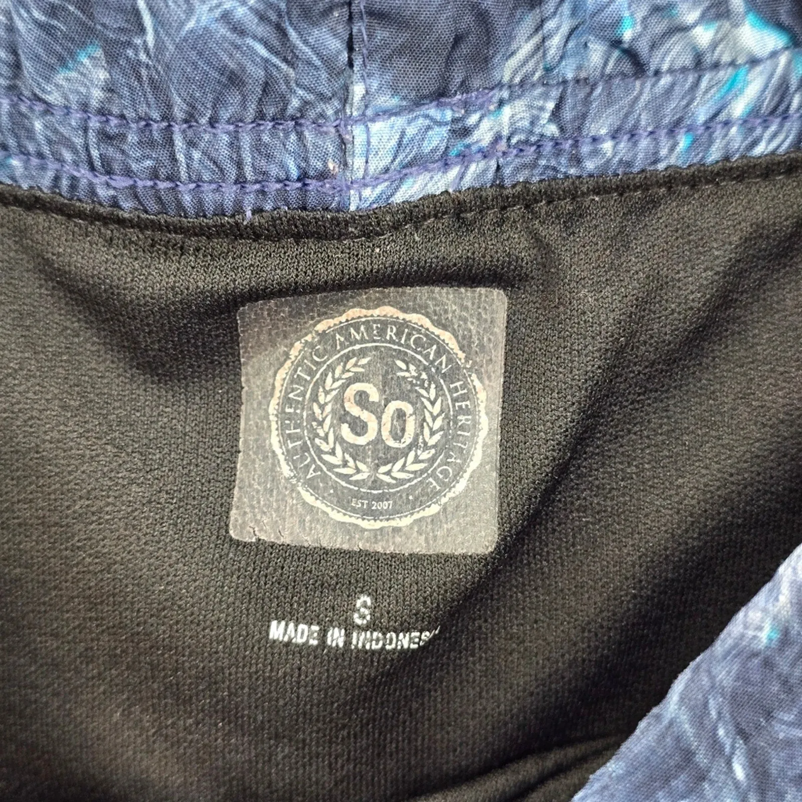 Authentic American Heritage Blue Running Jogging Shorts Small