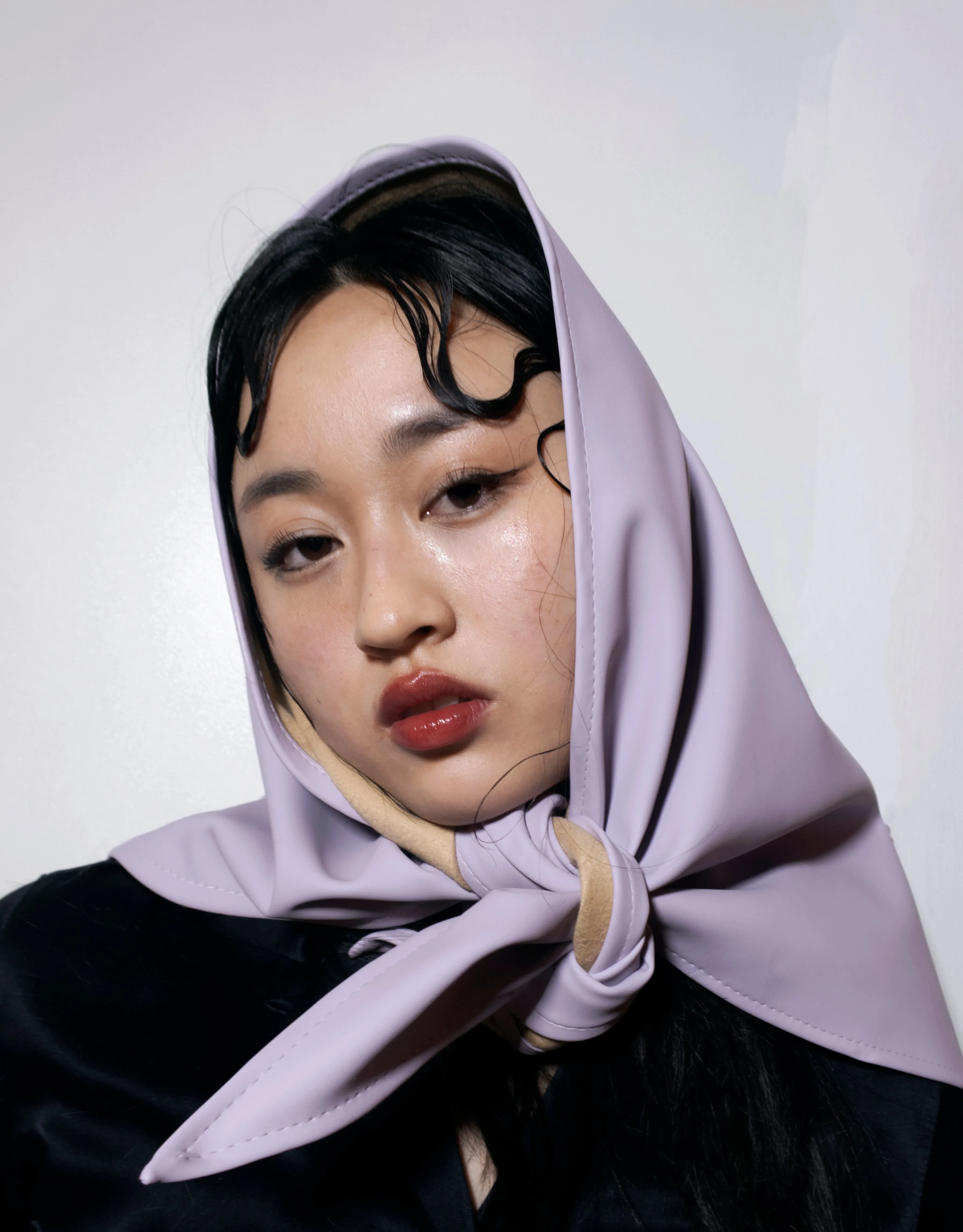 Babushka Scarf • Lilac