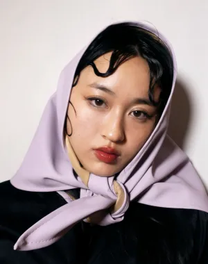 Babushka Scarf • Lilac