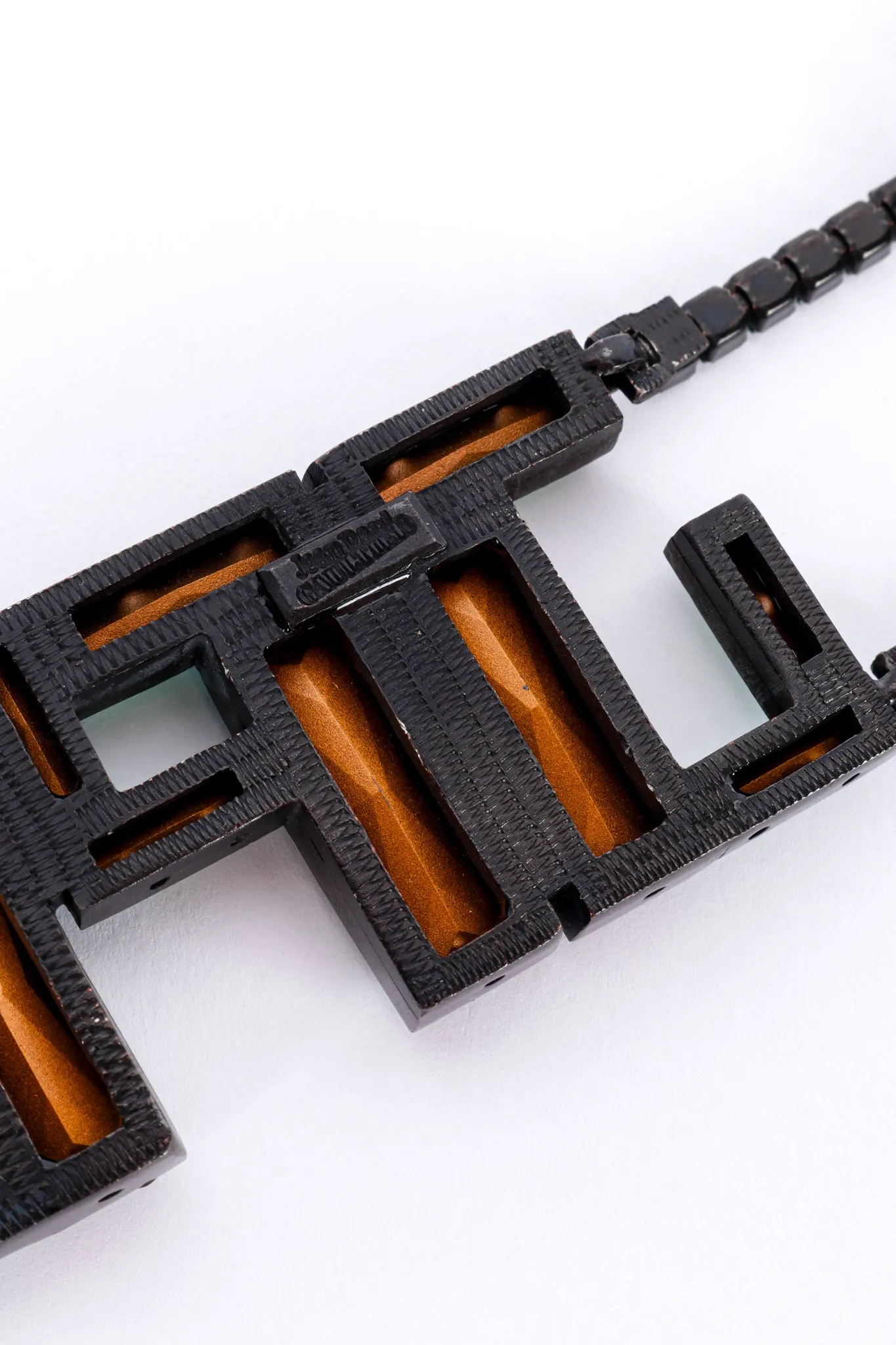 Baguette Crystal Logo Belt