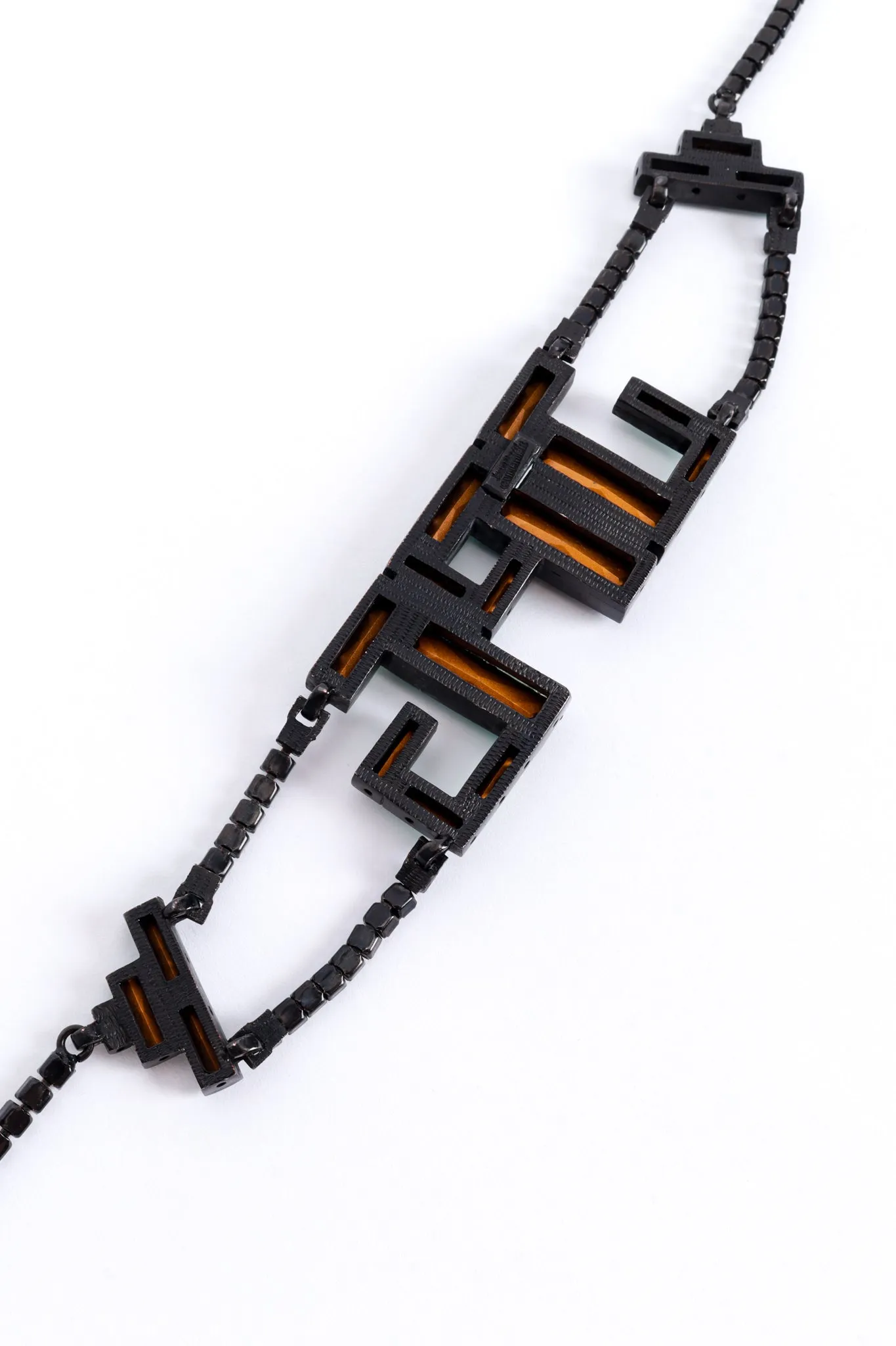 Baguette Crystal Logo Belt