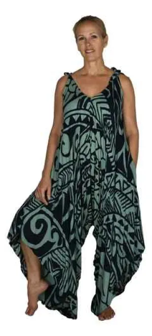 Bali Jumper - Tribal - Beach Glass - Black