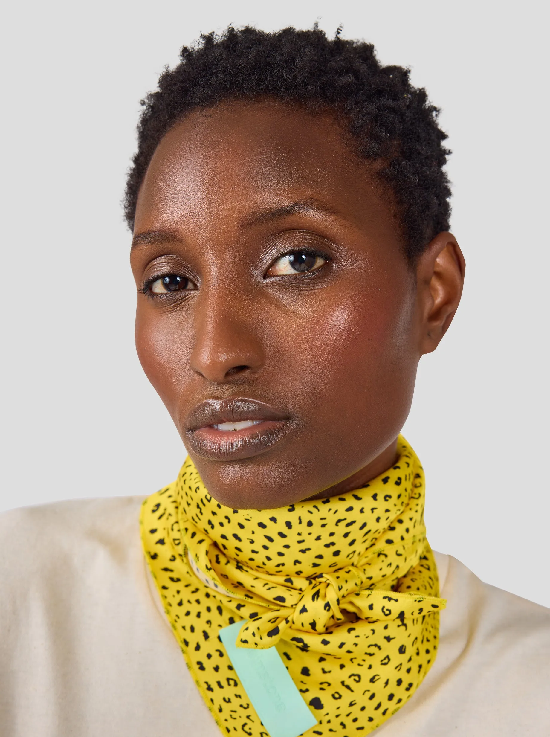 Bandana in Yellow Leopard