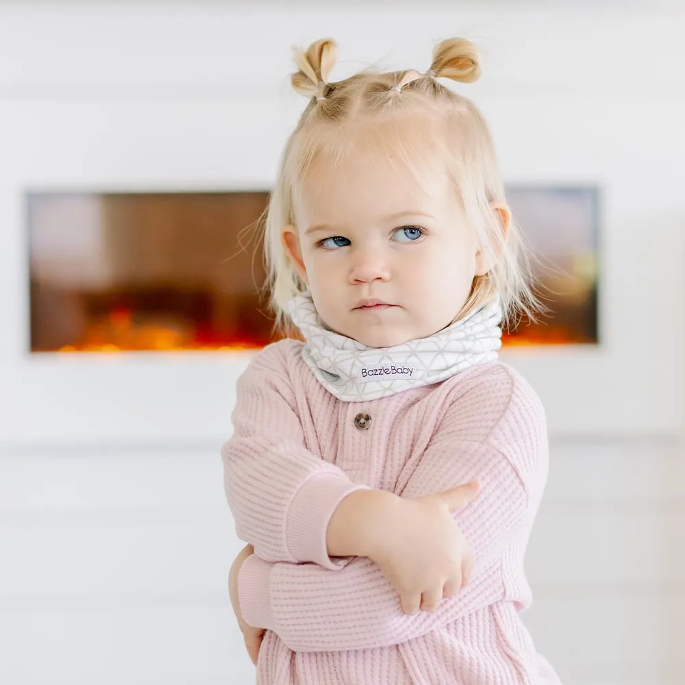 Bazzle Baby BandoBib Infinity Scarf Bib 2-Pack: Dahlia