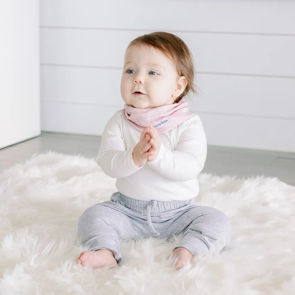 Bazzle Baby BandoBib Infinity Scarf Bib 2-Pack: Dahlia