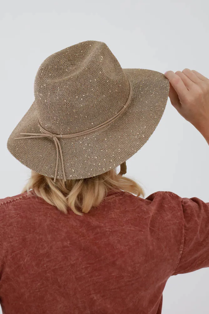 Beach Hat with Sequins
