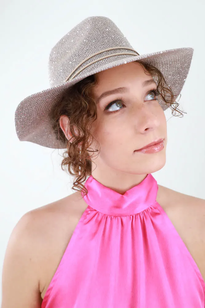 Beach Hat with Sequins