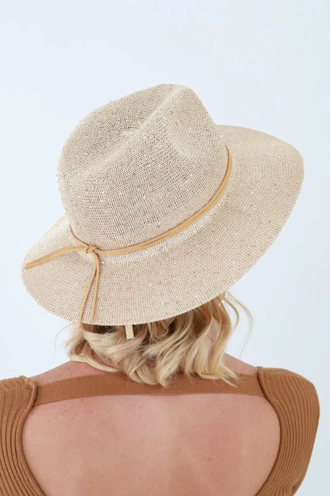 Beach Hat with Sequins