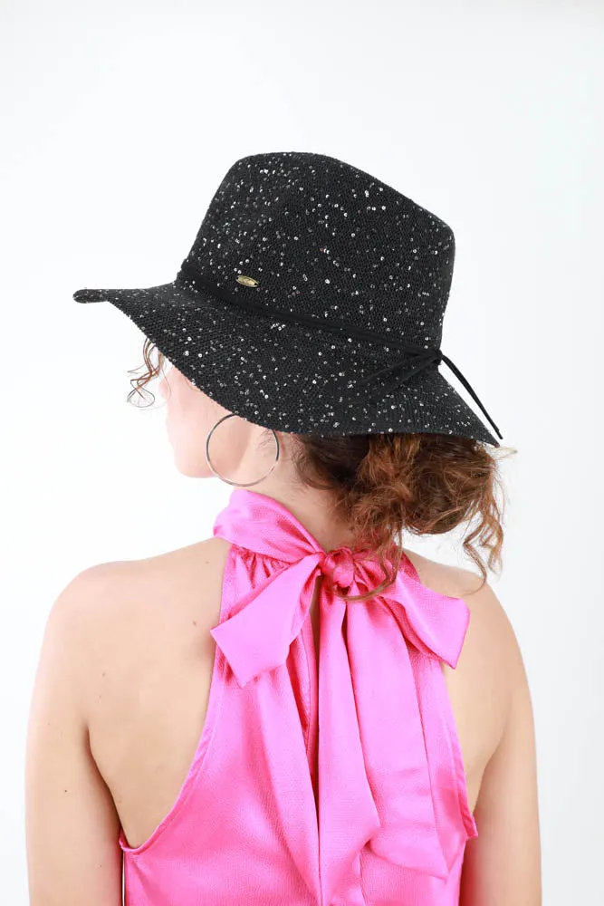 Beach Hat with Sequins