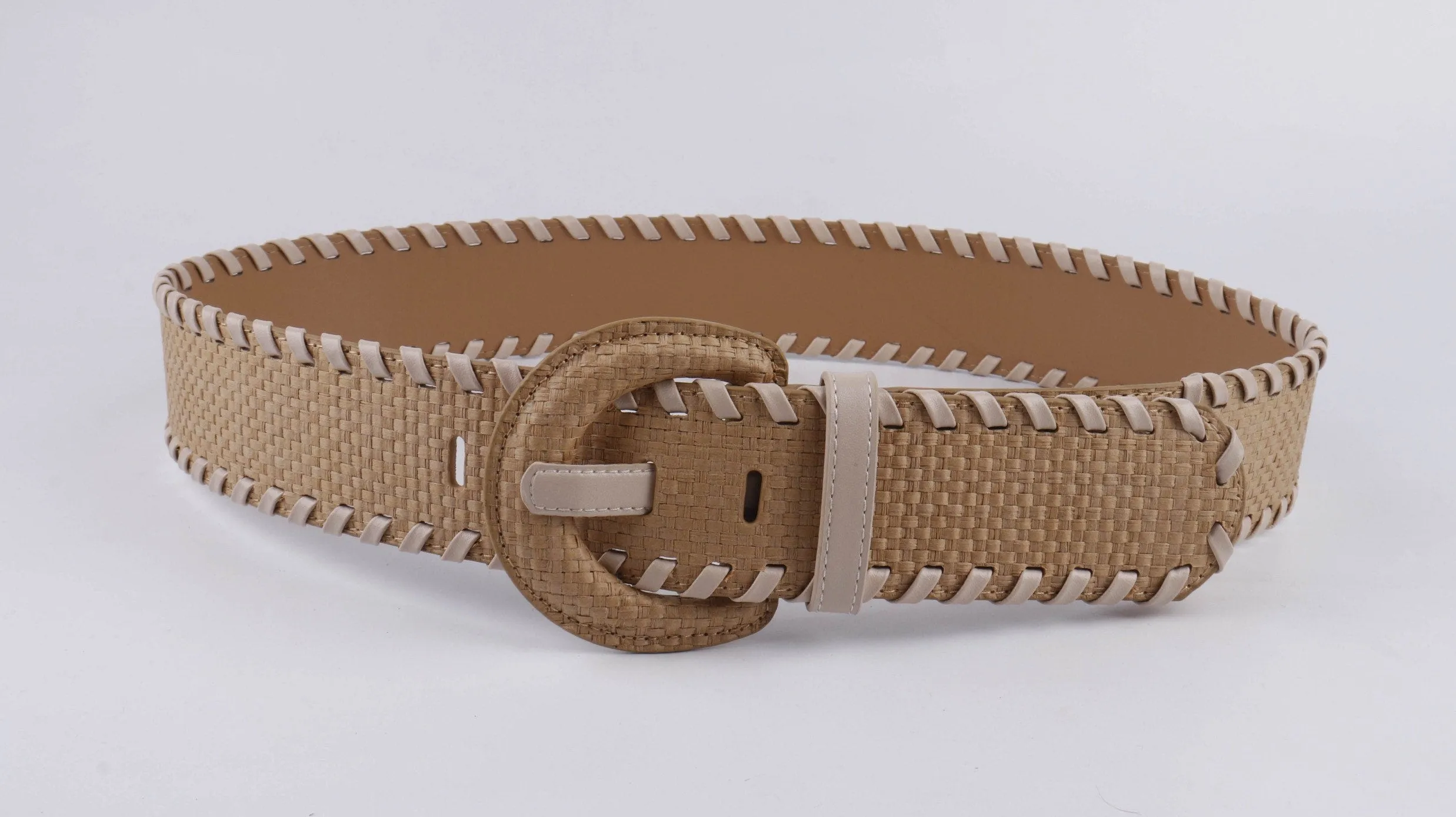 Belt, 2” Wide, Fashionable Belt, Camel Colour Belt, Handmade, Eco Friendly Belt, Ethically Made Belts, UK Size 10-16