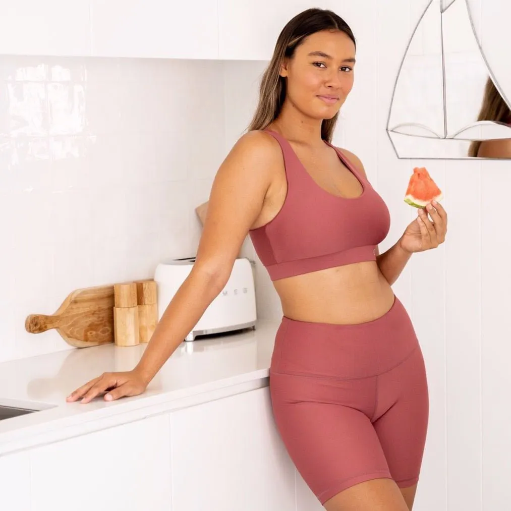 Biker Shorts- Dusty Pink