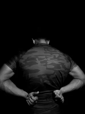 Black Camouflage Compression