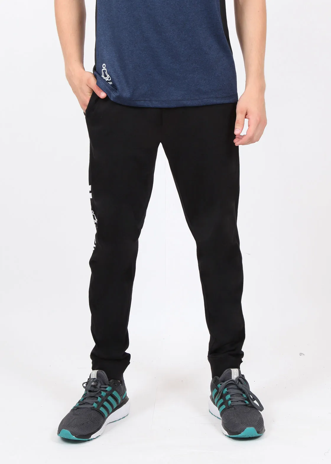 Black Cotton Joggers