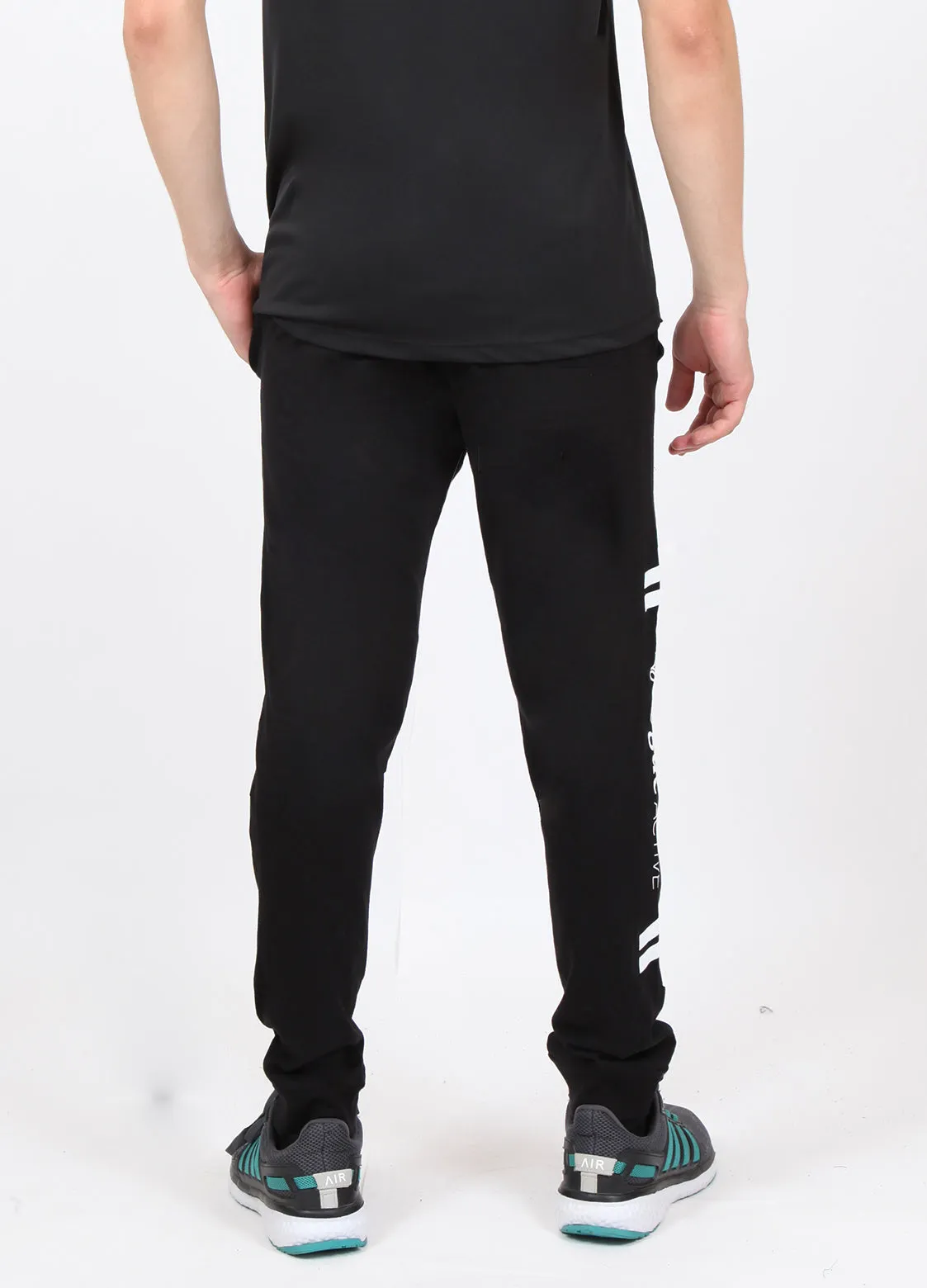 Black Cotton Joggers