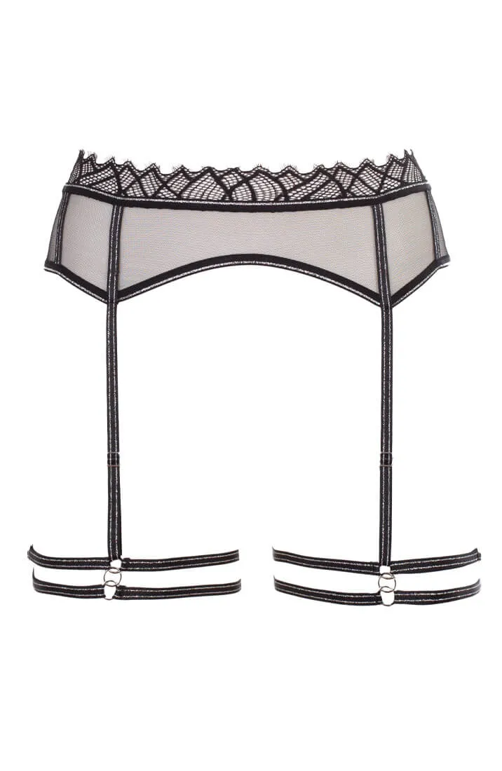 Black garter belt - Manhattan Harness Garter