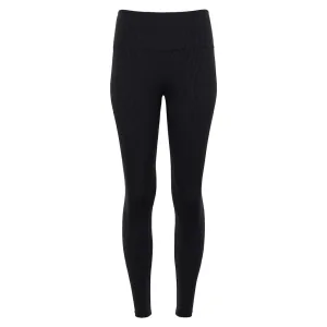 Black Rib Wide Band Legging