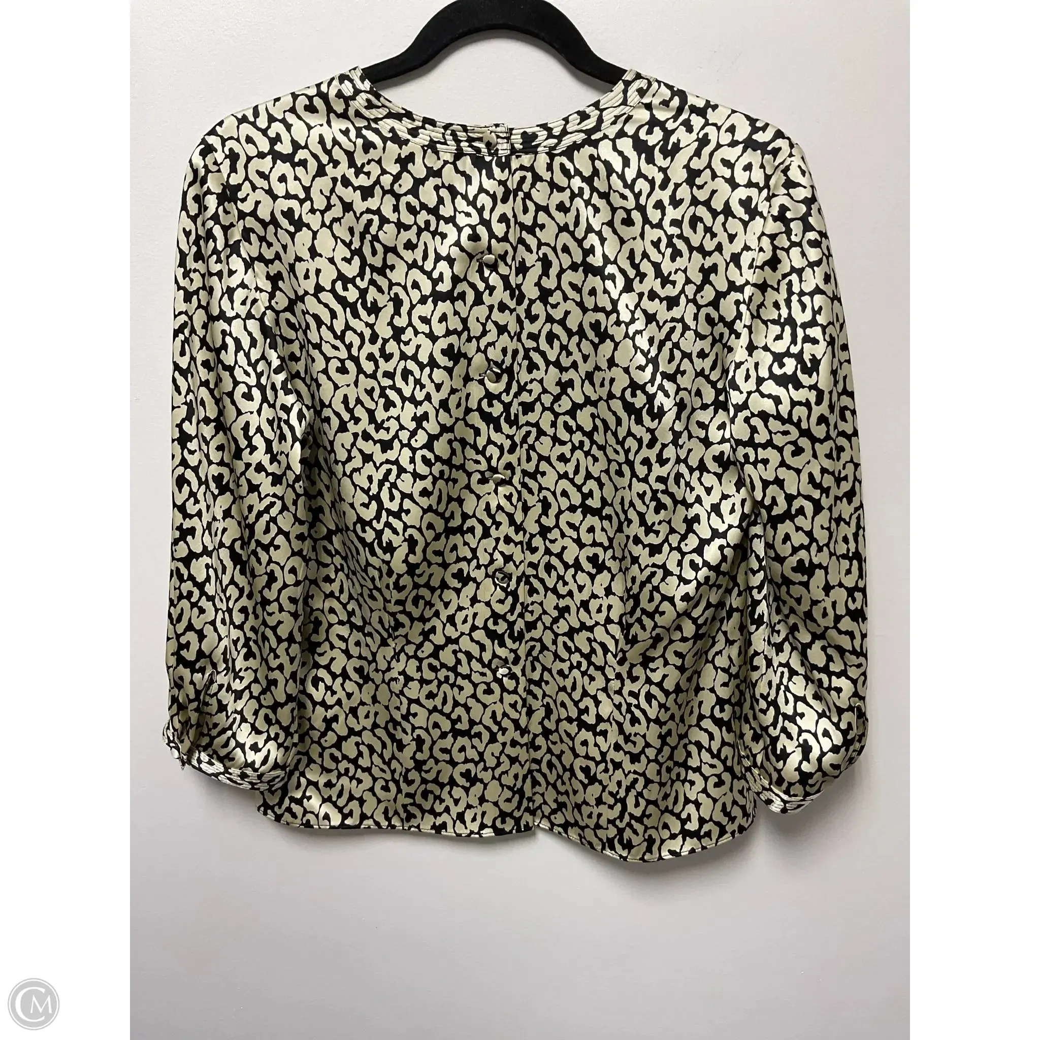 Blouse Long Sleeve By J. Crew In Animal Print, Size: 2
